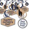 Big Dot of Happiness My Dad is Rad - Father's Day Party Hanging Decor - Party Decoration Swirls - Set of 40